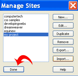 manage sites